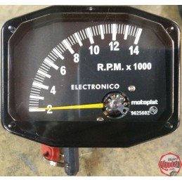 Cuenta RPM Motoplat 0-14.000 Negro